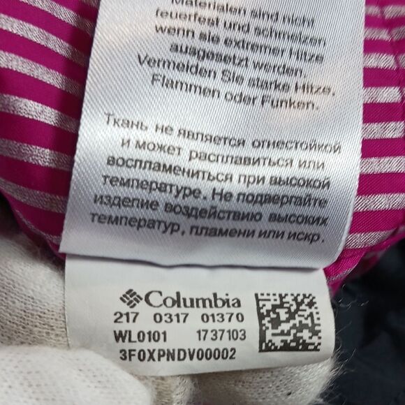 Columbia Thermal Coil Hooded Jacket Women Small. Black/ Pink. Full Zippers..... - Picture 9 of 15
